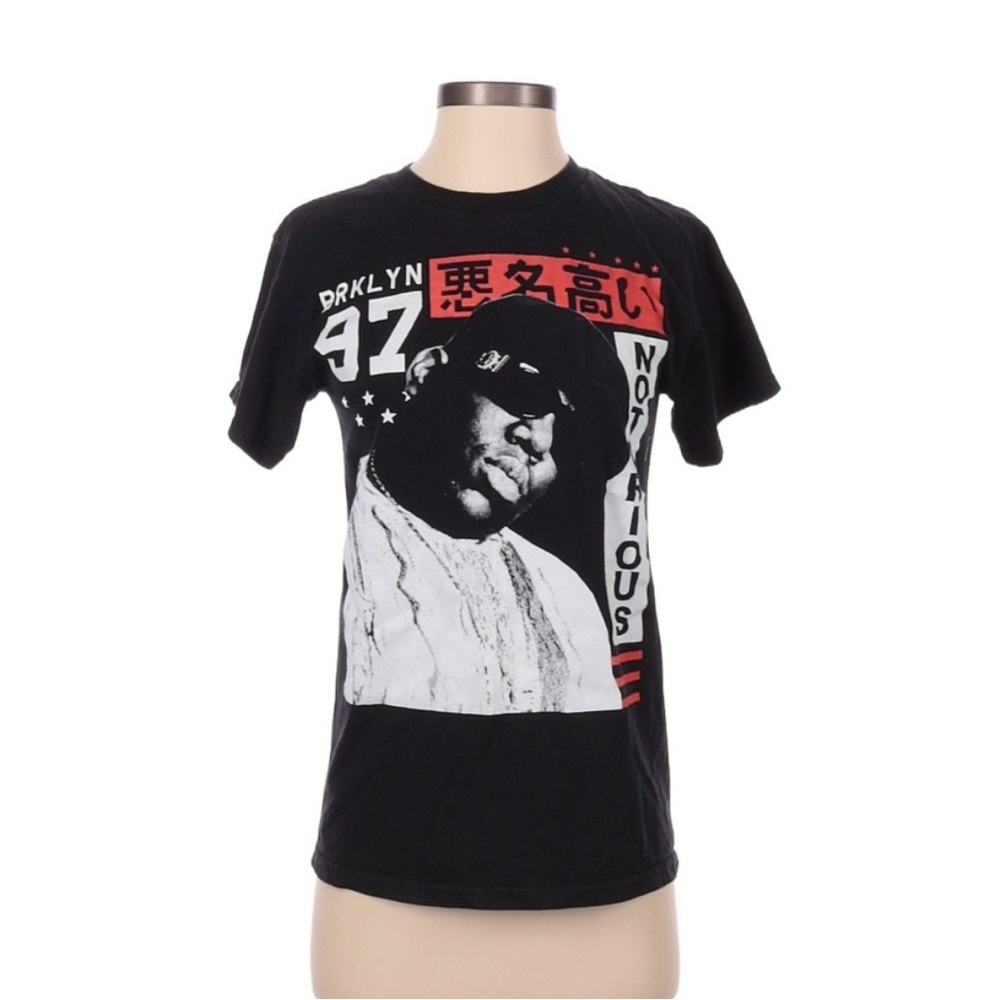 Black Graphic T-Shirt With The Notorious BIG